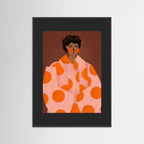 Woman With Orange Dots by Bea Müller