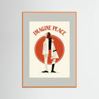 Imagine Peace Minimalist by Retrodrome