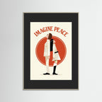 Imagine Peace Minimalist by Retrodrome