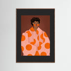 Woman With Orange Dots by Bea Müller