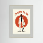 Imagine Peace Minimalist by Retrodrome