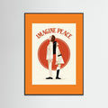 Imagine Peace Minimalist by Retrodrome
