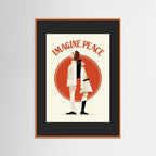 Imagine Peace Minimalist by Retrodrome