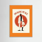 Imagine Peace Minimalist by Retrodrome