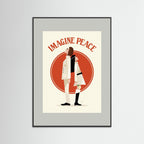 Imagine Peace Minimalist by Retrodrome